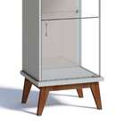 Cristaleira Nuance Branco Acetinado