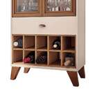 Cristaleira Ópera 2 Pt Off White E Marrom Nature