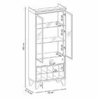 Cristaleira Ópera - Hb Móveis