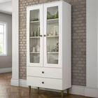 Cristaleira Para Sala 2 Portas Com Vidro Ci230 Henn