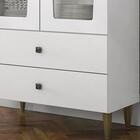 Cristaleira Para Sala 2 Portas Com Vidro Ci230 Henn