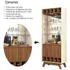 Cristaleira Para Sala 4 Portas 21188 Dj Moveis