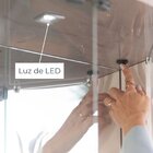 Cristaleira Para Sala De Jantar 4 Portas Vidro Curvo Com Espe