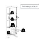 Cristaleira Para Sala De Jantar 4 Portas Vidro Curvo Com Espe