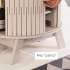 Cristaleira Para Sala De Jantar 4 Portas Vidro Curvo Com Espe