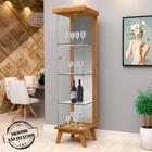 Cristaleira Para Sala De Jantar Com Espelho C163 Tebar