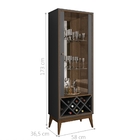 Cristaleira Paris Grafite Naturale