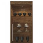 Cristaleira Pérola - 1 Porta, Com Led - Mavaular Mel