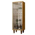 Cristaleira Porta De Vidro Safira New Mel Off White Mavaular