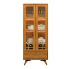 Cristaleira Reflecta 100% 1 Gaveta 2 Portas 72cmx175cm Mdf Pé