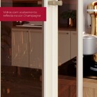 Cristaleira Requinte 2 Portas 5 Prateleiras Nature/areia Hp -