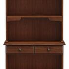 Cristaleira Retrô 4 Portas E 2 Gavetas Em Madeira Maciça Rubi