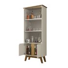 Cristaleira Retrô Portas Fecho Magnético 4 Portas Com Vidro 7