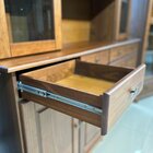 Cristaleira Rústica 100% Madeira Maciça 4+4 Portas Para Sala