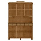 Cristaleira Rústica 100% Madeira Maciça 5 Portas Para Sala De