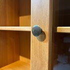 Cristaleira Rústica 100% Madeira Maciça 5 Portas Para Sala De