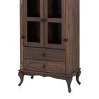 Cristaleira Rustica Imbuia D112 Denk