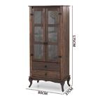 Cristaleira Rustica Imbuia D112 Denk