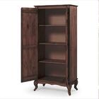 Cristaleira Rústica Madeira Maciça 02 Portas Marrom 4000 Denk