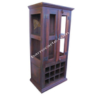 Cristaleira Rústica Vinícola Em Madeira De Demolição - Cód 92