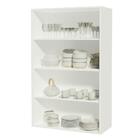 Cristaleira Suspensa Com 2 Portas De Vidro Branca Madesa