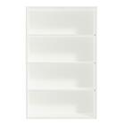 Cristaleira Suspensa Com 2 Portas De Vidro Branca Madesa