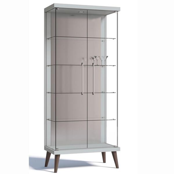 Cristaleira Tifanny Imcal Com Led Branco Acetinado 2289