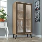 Cristaleira Tiffany 2 Portas  De Vidro