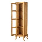 Cristaleira Torre 01 Porta Vidro Madeira Maciça D161 Shop Jm