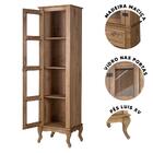 Cristaleira Torre Luis Xv Madeira Maciça Mel Shop Jm