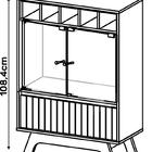 Cristaleira Tulipa Dj Móveis