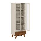 Cristaleira United 2 Portas Off White