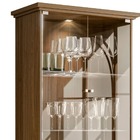 Cristaleira Vicenza 4 Portas Imbuia/cinza - New Ceval