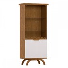 Cristaleira Vicenza 4 Portas Ype/off White - New Ceval