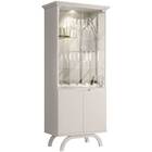 Cristaleira Vicenza Com Adega 4 Portas Off White Tana Decor