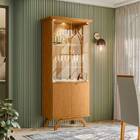 Cristaleira Vicenza Com Adega 4 Portas Ypê Tana Decor