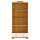 Cristaleira Vitrine 2 Portas 1 Gaveta Rubi Carvalho/branco