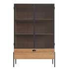 Cristaleira York 2 Portas 1 Gaveta Hanover/preto 27897 - Arte