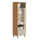 Cristaleiras 2 Porta Argentina Jequitiba Off White