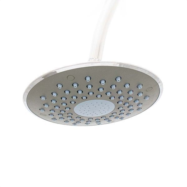 Crivo Ducha Chuveiro Redondo Universal em ABS Cromado