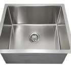 Cuba 35x35 Pia De Inox Escovado Para Louça Cozinha Gourmet