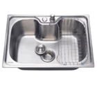 Cuba 50x40 Inox 304 Com Torneira Gourmet E Kit De Acessórios