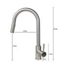 Cuba 50x40cm Aço Inox 304 E Torneira Touch Sensível Ao Toque