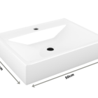 Cuba / Pia De Apoio Para Banheiro Toleato - Advance Branco