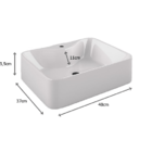 Cuba / Pia De Apoio Para Banheiro Toleato - Lapa Taupe