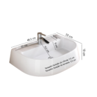 Cuba / Pia De Apoio Para Banheiro Toleato - Loanda Grey