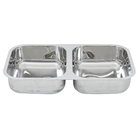 Cuba Aco 304 Dupla 71x36x14 4,5 Brilho PDA