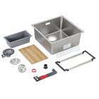 Cuba de Aço 304 Linea 40X40 Acess Fosco