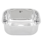 Cuba para Cozinha Simples de Embutir N0 40x34x18 3,5 Aço Inox 304 Brilho Delinia