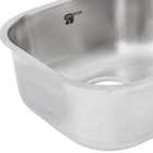 Cuba para Cozinha Simples de Embutir N0 40x34x18 4,5 Aço Inox 304 Fosco Delinia